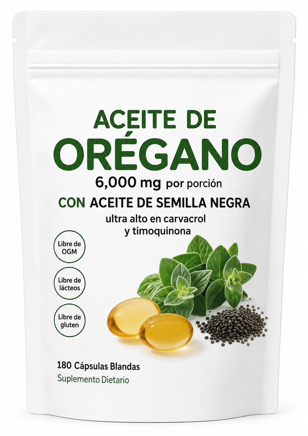 Cápsulas de aceite de orégano (60 cápsulas)