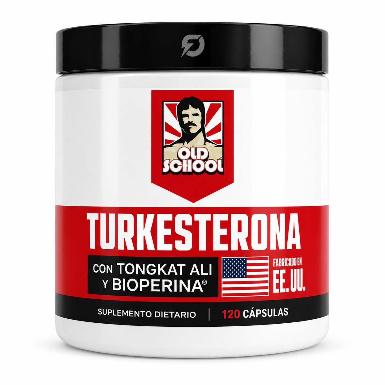 Suplemento TURKESTERONE 60 Cápsulas - aumento de masa muscular y recuperacion
